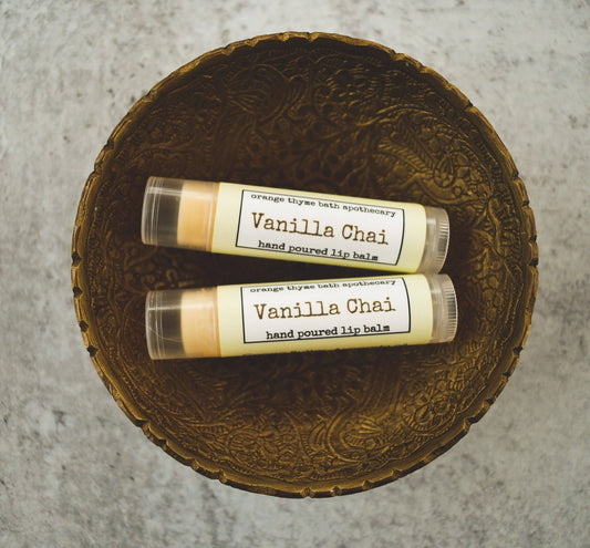 Vanilla Chai Lip Balm - #shop_name Orange Thyme Bath ApothecaryGifts