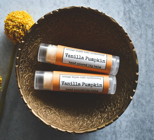 Vanilla Pumpkin Lip Balm - #shop_name Orange Thyme Bath ApothecaryGifts