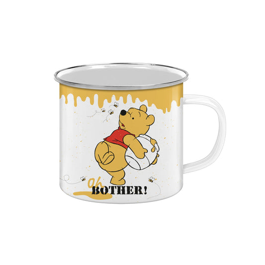 Winnie the Pooh Oh Bother Honey 21oz Enamel Camper Mug - #shop_name Silver BuffaloDrinkware