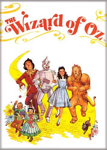 Wizard Of Oz Yellow Brick Road Illustration Magnets 2.5" X 3.5" - #shop_name Ata BoyMagnets