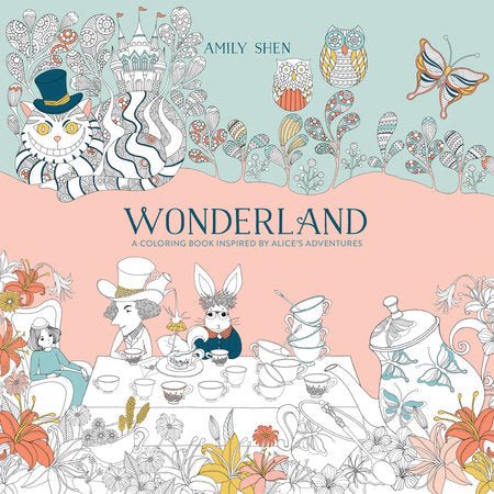 Wonderland - A Coloring Book Inspired by Alice's Adventures - #shop_name Penguin Random HouseBooks