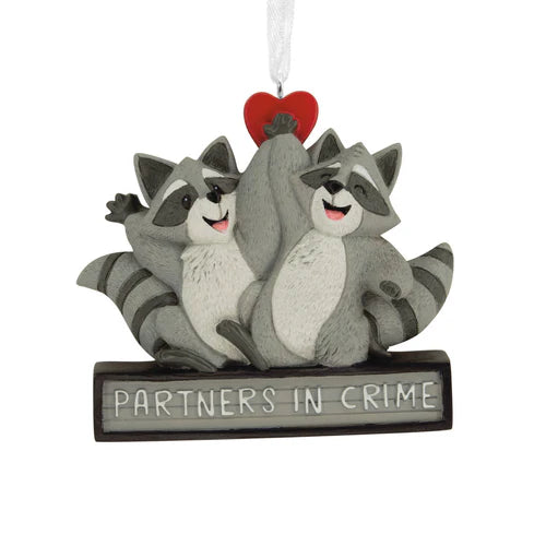 Partners in Crime Resin Ornament