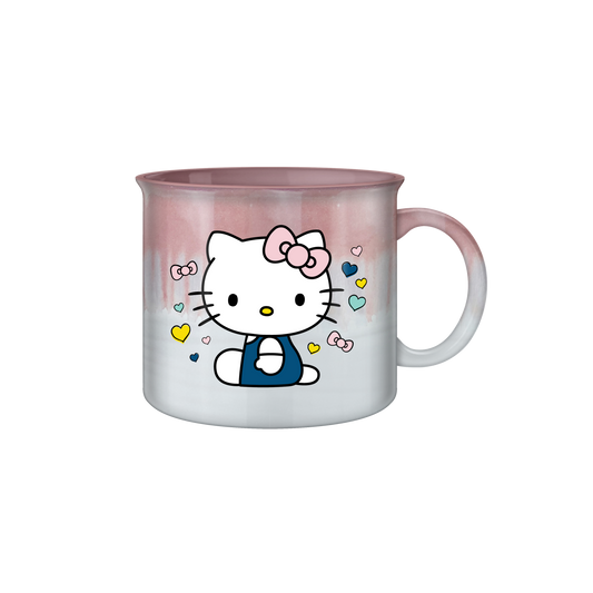 Hello Kitty Reactive Glaze 20oz Ceramic Camper Mug
