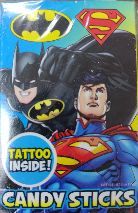 DC Candy Sticks with Tattoo