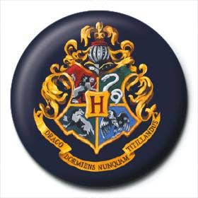 Harry Potter Button (Hogwarts Crest) 25mm