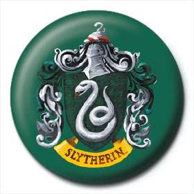 Harry Potter Button (Slytherin Crest) 25mm