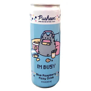 Pusheen Blue Raspberry Fizzy Drink 12 oz