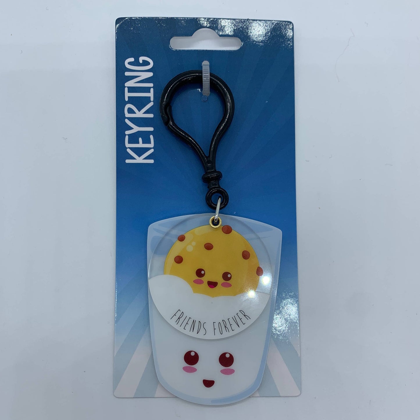 Milk and Cookie Swing Acrylic Keyring