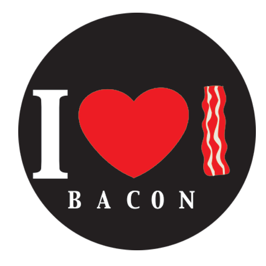 I Love Bacon 1.25" Button