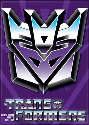 Transformers Decepticon Shield Magnet 2.5" x 3.5"