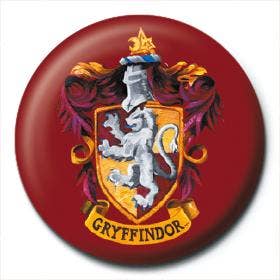 Harry Potter Button (Gryffindor Crest) 25mm