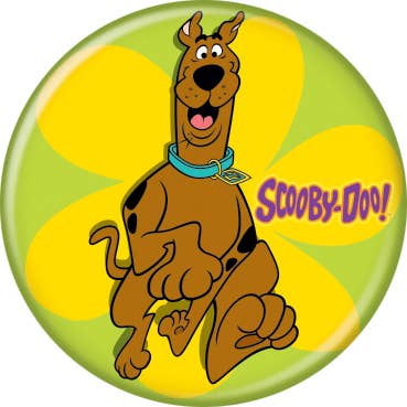 Scooby-Doo Flower Buttons 1.25" Round