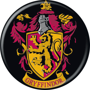 Harry Potter Gryffindor Crest Small Button