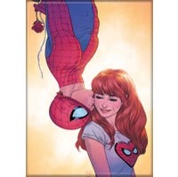 Marvel Spiderman Kissing MJ Magnet 3"x 5"