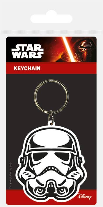 Star Wars  Keychain  (Storm Trooper) Rubber