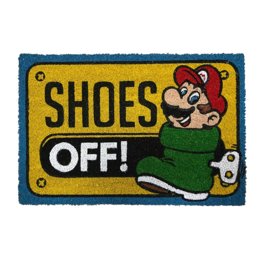 Super Mario - Shoes Off - Color Doormat
