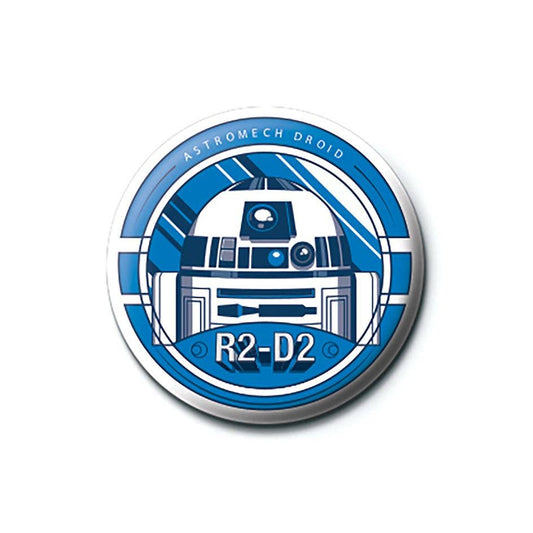 Star Wars Button (R2-D2) 25mm