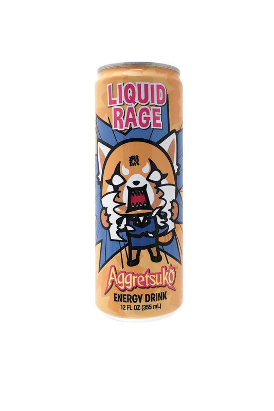 Aggretsuko Liquid Rage Energy Drink 12 oz
